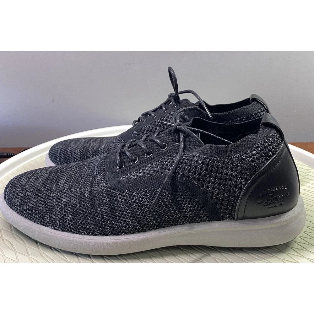 G.H. Bass Mens Bryson KT Pop Mesh Black Casual ComfortShoes Oxford  Size 9.5 EUC